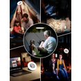 thumbnail image 7 of Portable Camping Fan with LED Lantern, USB Rechargeable Waterproof Tent Fan with Hanging Hook Magnet Survival Kits for Indoor Outdoor Hiking Car Office Desk Outdoor Emergency Power Outage, 7 of 7
