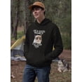 thumbnail image 2 of Stay Over There Grumpy Cat Hoodie Men -T-Line Designs, Male x-Large, 2 of 4
