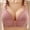 Pink, variant on Herrnalise Women's Breathable Solid Color Elegant Full Cover Cup Bra, Comfortable Wide Shoulder Strap Bra, Women's Lingerie & Underwear
