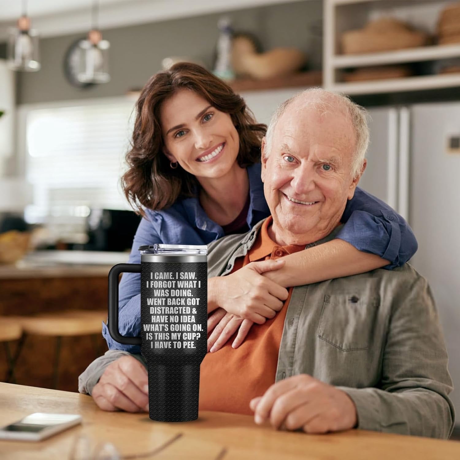 Gag Birthday Gifts for Men I Came I Saw I Forgot Tumbler 40oz, Old People Gag Gifts, Funny Retirement Christmas Gift for Older Men, Insulated Cups for Elderly Seniors Citizen Husband Dad Uncle Grandp