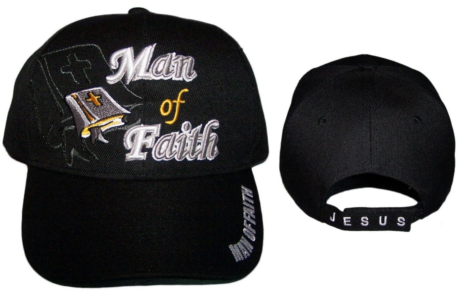 Banian "Man of Faith" Christian Catholic Baseball Caps Embroidered (CCap333 ^*)