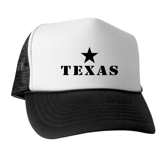 CafePress - Texas, Lone Star State - Adjustable Unisex Printed Trucker Hat with Mesh Back