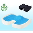 thumbnail image 2 of Gel Enhanced Seat Cushion - Non-Slip Orthopedic Gel & Memory Foam Coccyx Cushion for Tailbone Pain - Office Chair Car Seat Cushion - Sciatica & Back Pain Relief, 2 of 4
