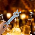thumbnail image 4 of Raindrops Versatile Blue Bottle Opener with Ergonomic Grip for Beer Wine and Soda Cans, 4 of 8