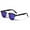 Blue Lens With Silver Frame, variant on Retro Fashion Half Frame Mirror Lens Polarized Sunglasses Mirrored Shades