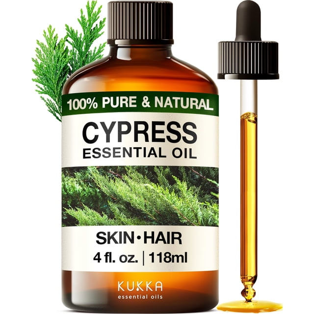 Aceite esencial de ciprés KUKKA, 120 ml, 100% puro y natural