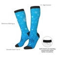 thumbnail image 4 of Sigee Winter With Snowflakes for Socks for Men Women Socks Stocking Compression Socks, 4 of 6