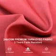 thumbnail image 5 of PURPLE LEAF 11FT Deluxe Round Solar Powered LED Patio Umbrella, Large Offset Cantilever Umbrella with 360° Rotation, Terra, 5 of 16