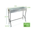 thumbnail image 3 of Achla Designs WT-04 Large Windowsill Trestle Plant Stand w/ Removable Tray, 3 of 5