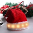thumbnail image 4 of Santa Hat Christmas LED Light With White Plush Decoration Cute Santa Claus, 4 of 5