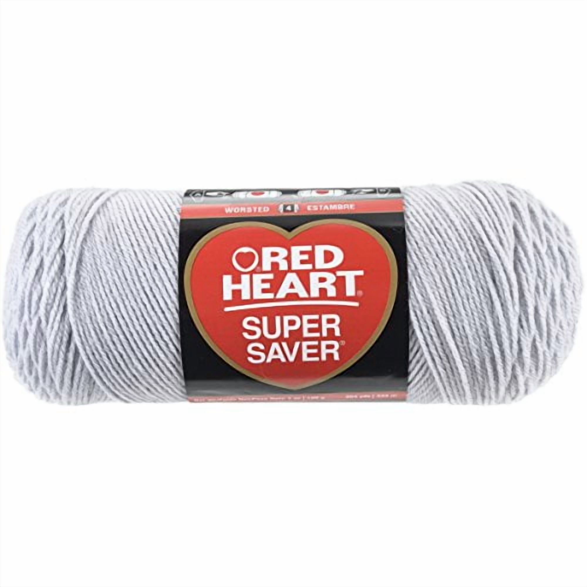 Red Heart® Super Saver® Yarn, Solid, Acrylic #4 Medium, 7oz/198g, 364 Yards, Durable yarn