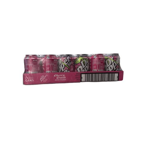 Dr. Pepper Limited Edition Zero Sugar Cherry Crush Can 355ML - U.K Edition - Beverage - Case of 24 - BB: 08/25
