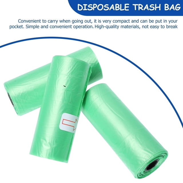 HLONK 10 Rolls Multifunctional Disposal Bag Disposable Diaper Sacks Baby Poop Bags