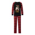 thumbnail image 2 of Qiylii Christmas Family Pajamas Set, Cartoon Deer Print Tops+Trousers/Romper, 2 of 9