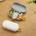 thumbnail image 3 of Mini Portable Pill Box Plastic Storage Earplug Boxes Waterproof Cases Medicine Vitamin Pillboxs Headphone Container Organizer, 3 of 4