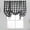 Black, variant on Blue and White Buffalo Check Tie Up Curtains Farmhouse Thermal Insulated Window Adjustable Balloon Curtain Shade for Small Window (46" x 63", Blue)