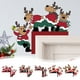 thumbnail image 1 of Xihbxyly Pegatina de Papá Noel para Puerta, Decoración Navideña con Reno y Diseño de Muñeco de Nieve, Fácil de Aplicar, Decoración Temporal, para Fiestas y Uso En El Hogar, Idea de Regalo Perfecta, 1, 1 of 6