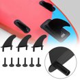 thumbnail image 4 of Longboard Top Skeg Black Surfboard Soft Fin, Surfboard Soft Fin Rudder, Decoration Outdoor Fun For Surfing Surfboard Fin Rudder, 4 of 8