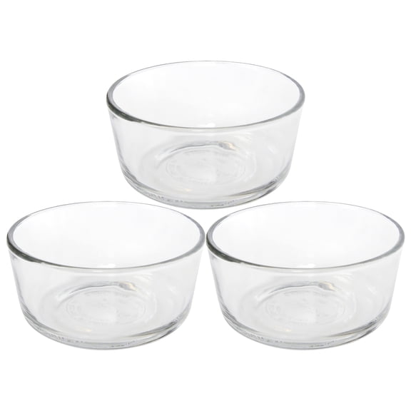 Pyrex 7200 2-Cup Glass Bowl (3-Pack)