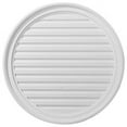 thumbnail image 1 of Ekena Millwork GVRO28F 28 in. W x 28 in. H Round Gable Vent Louver- Functional, 1 of 7