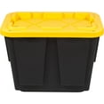 thumbnail image 5 of Office ® Brand by Greenmade® Professional Storage Totes, 12-Gallon, Black/Yellow, Pack Of 4 Totes, 5 of 7
