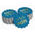 thumbnail image 2 of Inkdotpot 100 Pack Real Gold Foil Paper Tags Ready To Pop Baby Shower Favor Hang Tags, 2 of 6