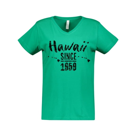 Inktastic Hawaii Since 1959 Women's V-Neck T-Shirt