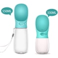 thumbnail image 3 of Bouteille d'Eau pour Chien 550ml Bouteille d'Eau de Voyage pour Chat Portable Distributeur d'Eau de Voyage pour Camping, Marche, Randonnée, Entraînement, Déplacement, Extérieur, 3 of 4