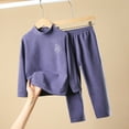 thumbnail image 3 of MXIEZI Toddler Baby Boys Girls Thermal Underwear 3-14Y Kids Winter Base Layer Long Johns Sets, 3 of 8