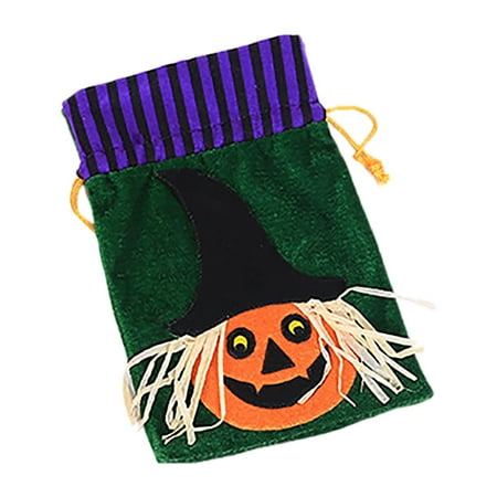 

Velvet Candy Bags Child Friendly Trick Or Holders Elegant Ghostly Party