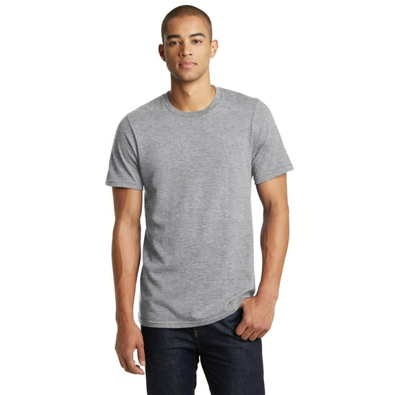 District Young Mens Bouncer Tee-S (Light Heather Grey)