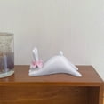 thumbnail image 3 of Ceramic Bunny Rabbits Figurine Decor, Porcelain Modern Art Home Decoration, Weddings Crafts Gifts, Easter Gifts, Farmhouse Decorative Rabbit for Tabletop Mantel, Spring Garden Yard Decor, 3 of 6