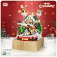 thumbnail image 1 of LOZ1238 Casa de Navidad árbol de Navidad caja de música montaje de bloques de construcción modelo de montaje regalo de vacaciones regalo de Navidad, 1 of 4