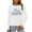 #0444-White, variant on Ailaofu Christmas Sweatshirt Women Christmas Light Sweatshirts Merry And Bright Xmas Long Sleeve Shirts Crewneck Pullover Tops