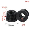 thumbnail image 3 of Microphone Microphone Screw Clip Thread 3/8"-16 Female to 5/8"-27 Male Adaptor， 3/8 Female to 5/8 Male Metal Adapters, 3 of 12