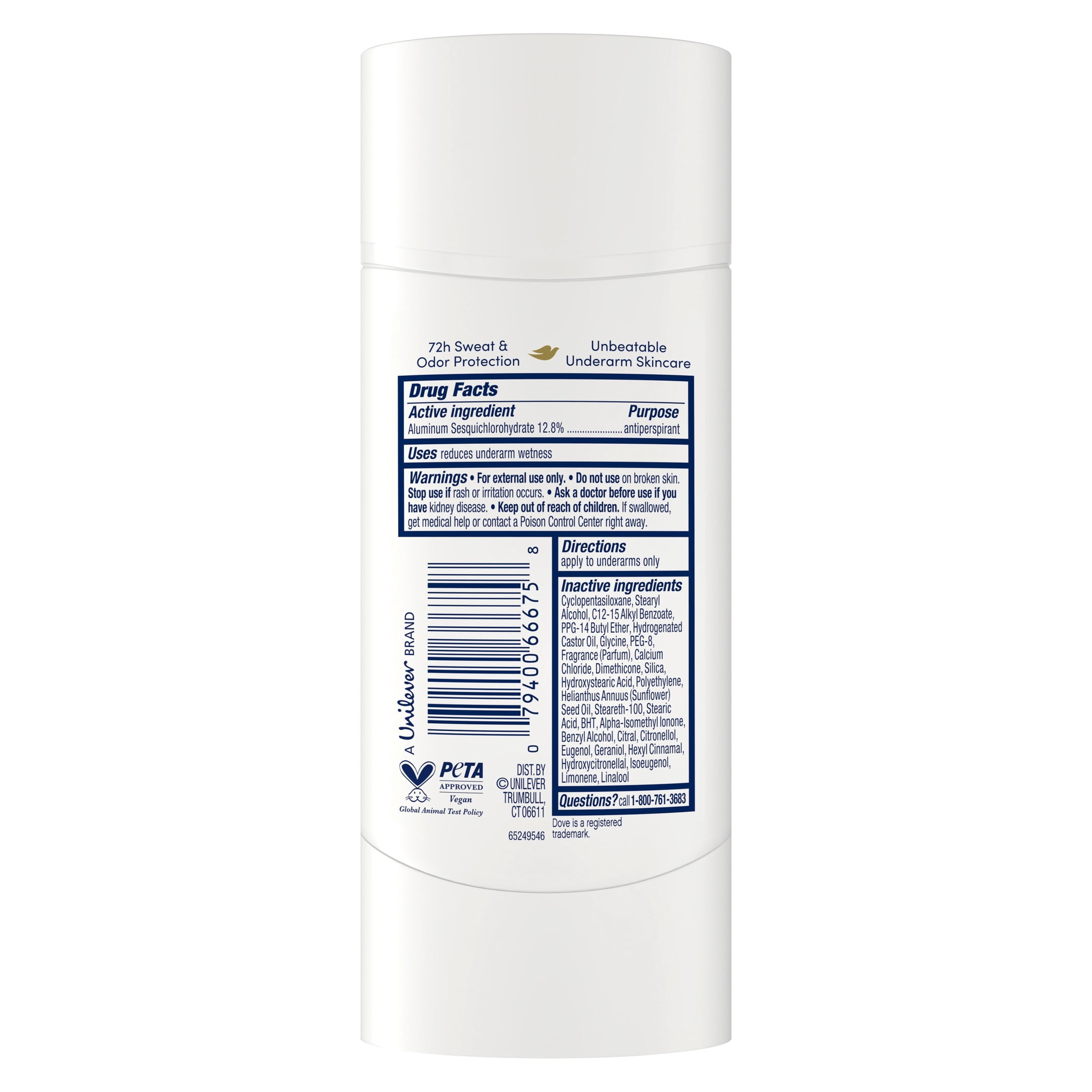 Dove Advanced Care Antiperspirant Deodorant For Women Lavender Fresh 72 Hour Sweat And Odor Protection ,2.6 oz