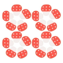 unbranded 100 Pcs Miniatures Clay Slices 1.00X1.00X0.20CM Red