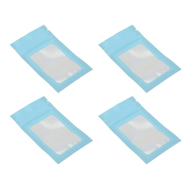 Bolsas Zipllock AutoSellantes Holográficas, Reutilizables, 6x10 cm, Material Opp, Para Almacenamiento de Alimentos, Joyas y Artículos Pequeños, 100 UDS.