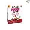 Love Good Fats Plant-Based Keto Bars – Chewy Nutty Dark Chocolatey Cranberry & Almond – Keto-Friendly Protein Bar with Natural Ingredients – Low Sugar, Low Carb, Non GMO, Gluten & Soy Free Snacks for