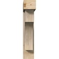 thumbnail image 2 of Ekena Millwork 7 1/2"W x 34"D x 38"H Westlake Block Smooth Bracket w/ Offset Brace, Douglas Fir, 2 of 25
