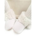 thumbnail image 6 of Topumt Baby Boys Girls Fleece Fur Knit Winter Warm Snow Boots Soft Sole Crib Shoes Booties for Newborn Infant Toddler, 6 of 7