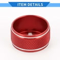 thumbnail image 6 of Unique Bargains Rear View Mirror Adjust Switch Knob Cover Interior Trim for Subaru Forester 19-24 Aluminum Alloy Red, 6 of 7