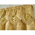thumbnail image 2 of Kenyon Damask Textured Jacquard 54 x 84 in. Single Rod Pocket Curtain Panel w/Attached 18 in. Valance, 2 of 7