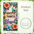 thumbnail image 2 of Cartoon Cow Welcome Banner Sunflower Design Farm Display Bee Pattern Purple Bow Spring Backdrop for Farmhouse Decoration Spring Party Welcome Ceremony, 2 of 9