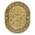 thumbnail image 2 of Traditional Rug - Classic Wool Pile -Gold/Black-Color:Gold/Black,Design:Traditional,Shape:Medium Rectangle,Size:8'L x 5'W, 2 of 2