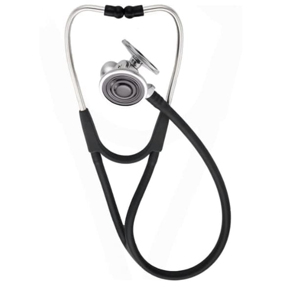 W-e-l-c-h A-ll-yn Harvey DLX Stethoscopes, Triple head, 28" Black # 5079-321