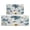 Spring Floral Leaves, variant on Pastel Wildflowers Classic Design Gentle Floral Violet Pink Kitchen Rug 2 Piece Set Cushioned and Non-Skid Washable Floor Mat for Home Kitchen Decor or Office 17x29+17x47 Inch