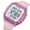 Transparent purple, variant on Transparent Digital Watch, Unisex Square Sports Watch with Clear Case Band, Water Resistant Electronic Watch for Students, Teens, Couples Gift Idea