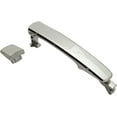thumbnail image 3 of Replacement REPI494701 Exterior Door Handle Compatible with 2008-2013 Nissan Rogue 2003-2008 Infiniti FX35 Rear, Left Driver or Right Passenger Chrome, 3 of 3