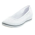 thumbnail image 1 of Bmisegm Chaussures Décontractées pour Femmes d'Été à Plateforme Compensée en Maille Ajourée, à Enfiler, Petites Chaussures Blanches, Chaussures Décontractées pour Femmes Blanches 38, 1 of 8